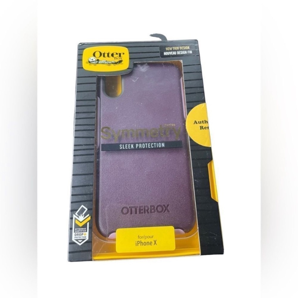Otterbox Purple Sleek Protection IPhone X Phone Case Thin Design